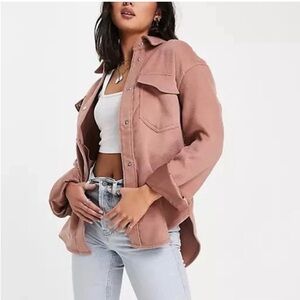 Abercrombie & Fitch Women's Mauve Utility Jacket